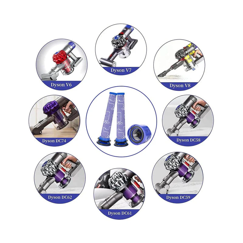 Pre and Post Filters Replacement Set for Dyson V6 Cordless Vacuum - Image 3