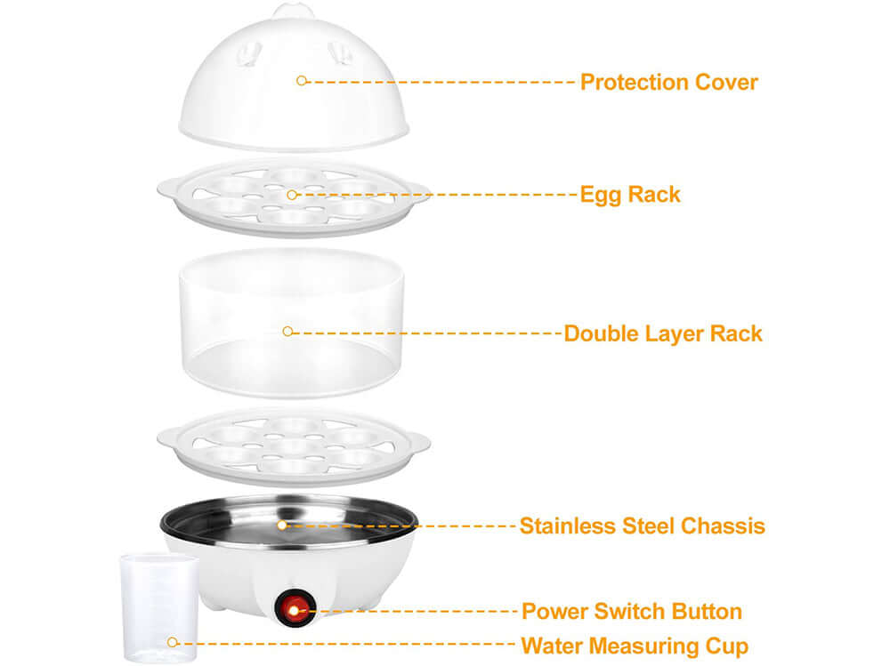 Egg Cooker Egg Poacher, Hard Boiled Egg Make - Image 5