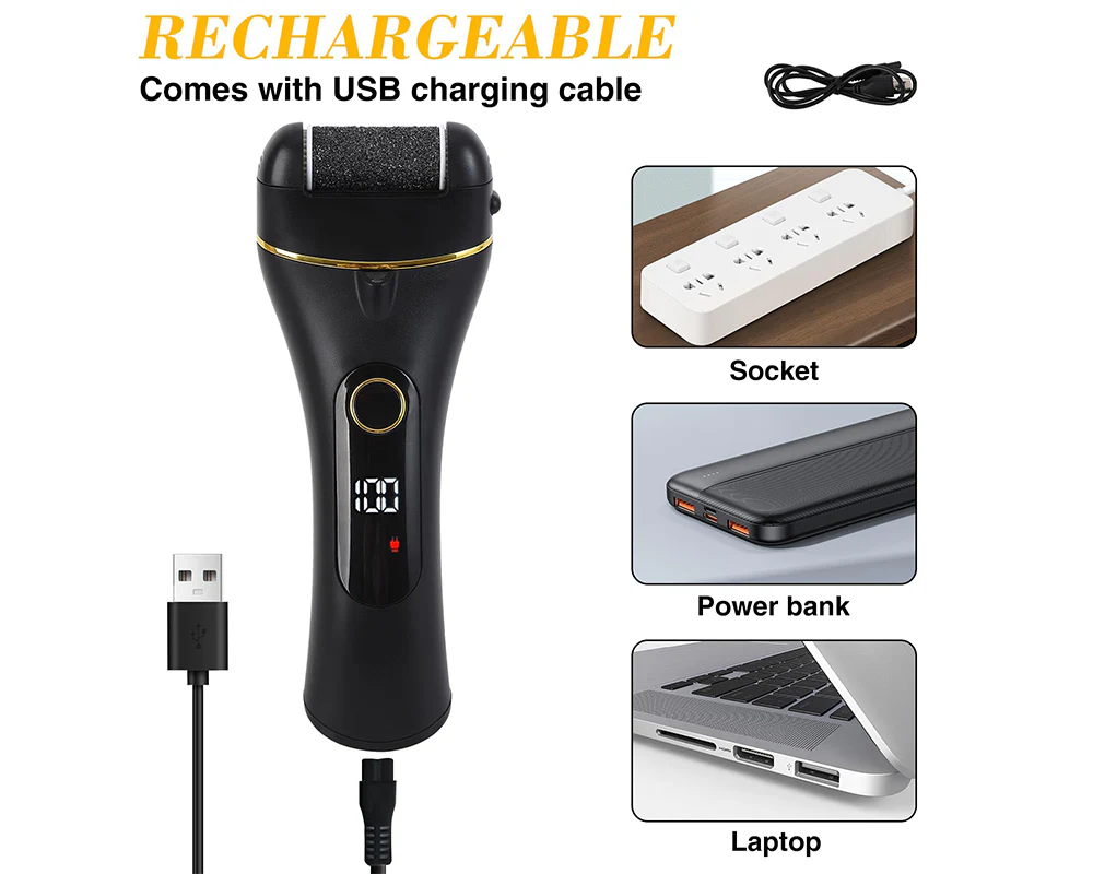 Electric Callus Remover Foot Pedicure Kit Rechargeable - Image 4