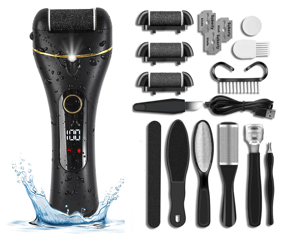 Electric Callus Remover Foot Pedicure Kit Rechargeable - Image 9