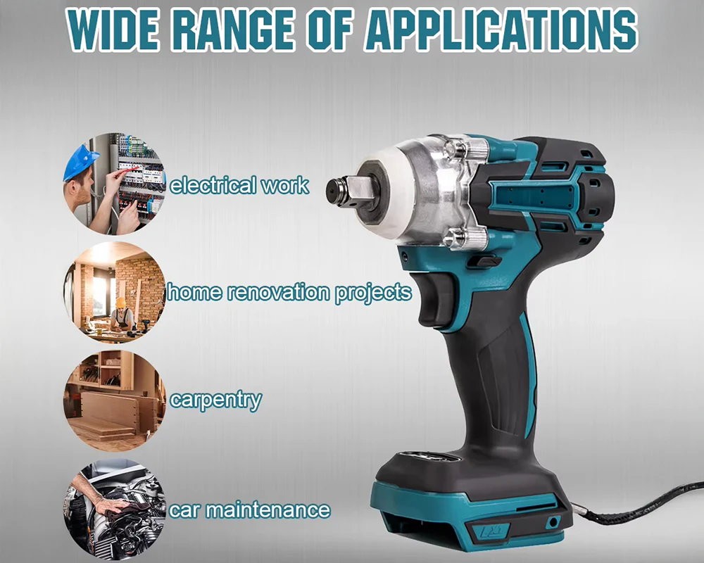 Electric Impact Wrench Makita Compitable - Image 5