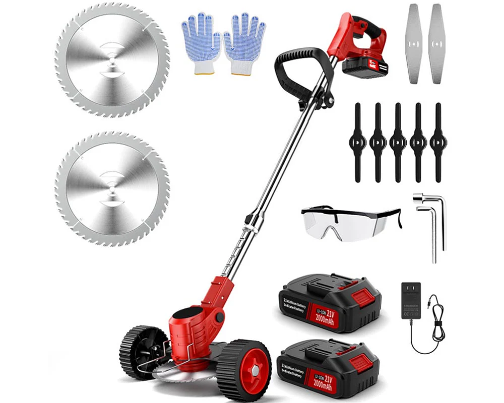 Push Weed Eater strimmer, Battery Operated Grass Cutter - Image 2