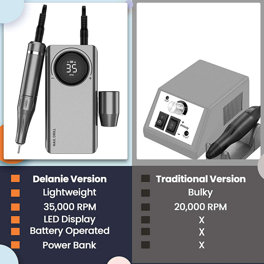 Electric Nail Drill Kit Rechargeable - Image 4