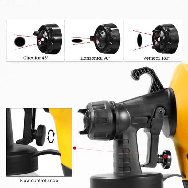 Electric Paint Spray Gun 400W Paint Sprayer - Image 4