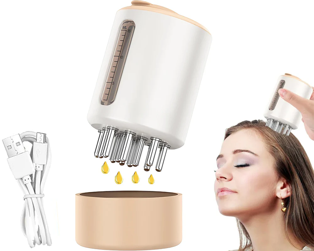 Head Massager / Scalp Massager – Electric Hair Oil Applicator USB Rechargeable - Image 11