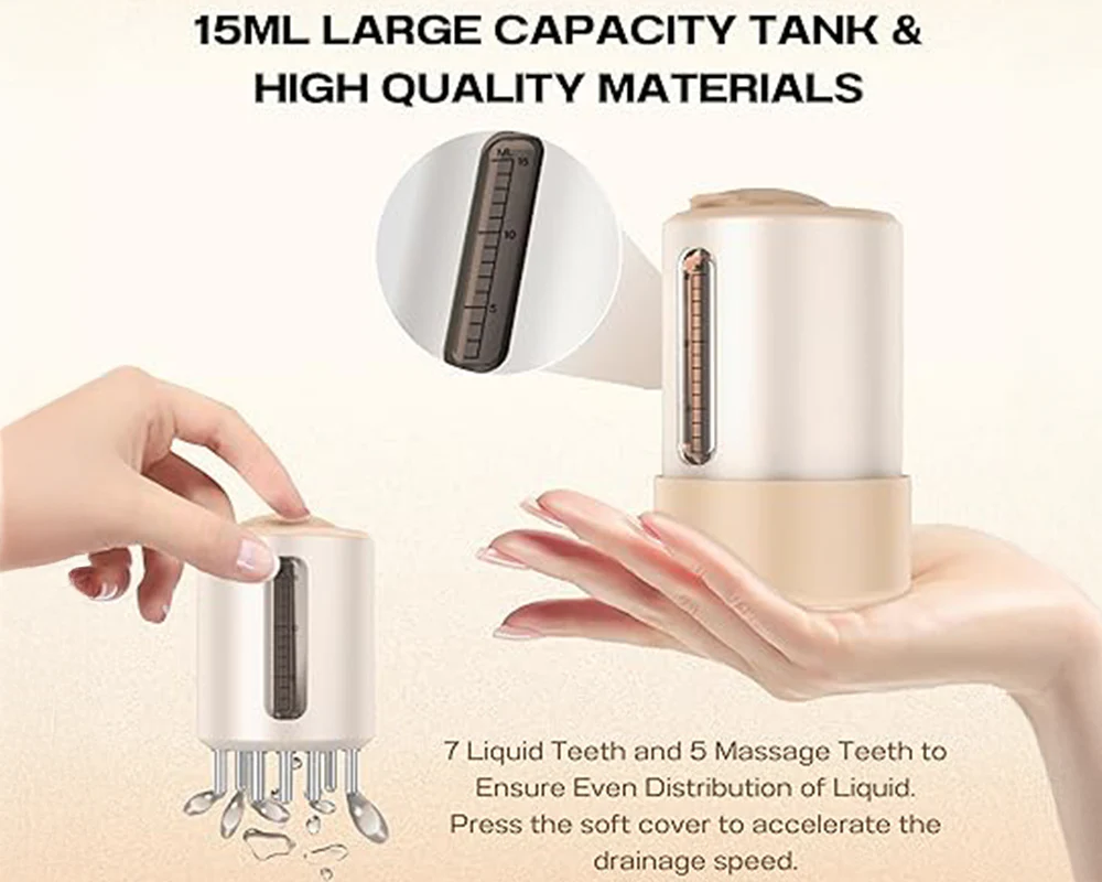 Head Massager / Scalp Massager – Electric Hair Oil Applicator USB Rechargeable - Image 3