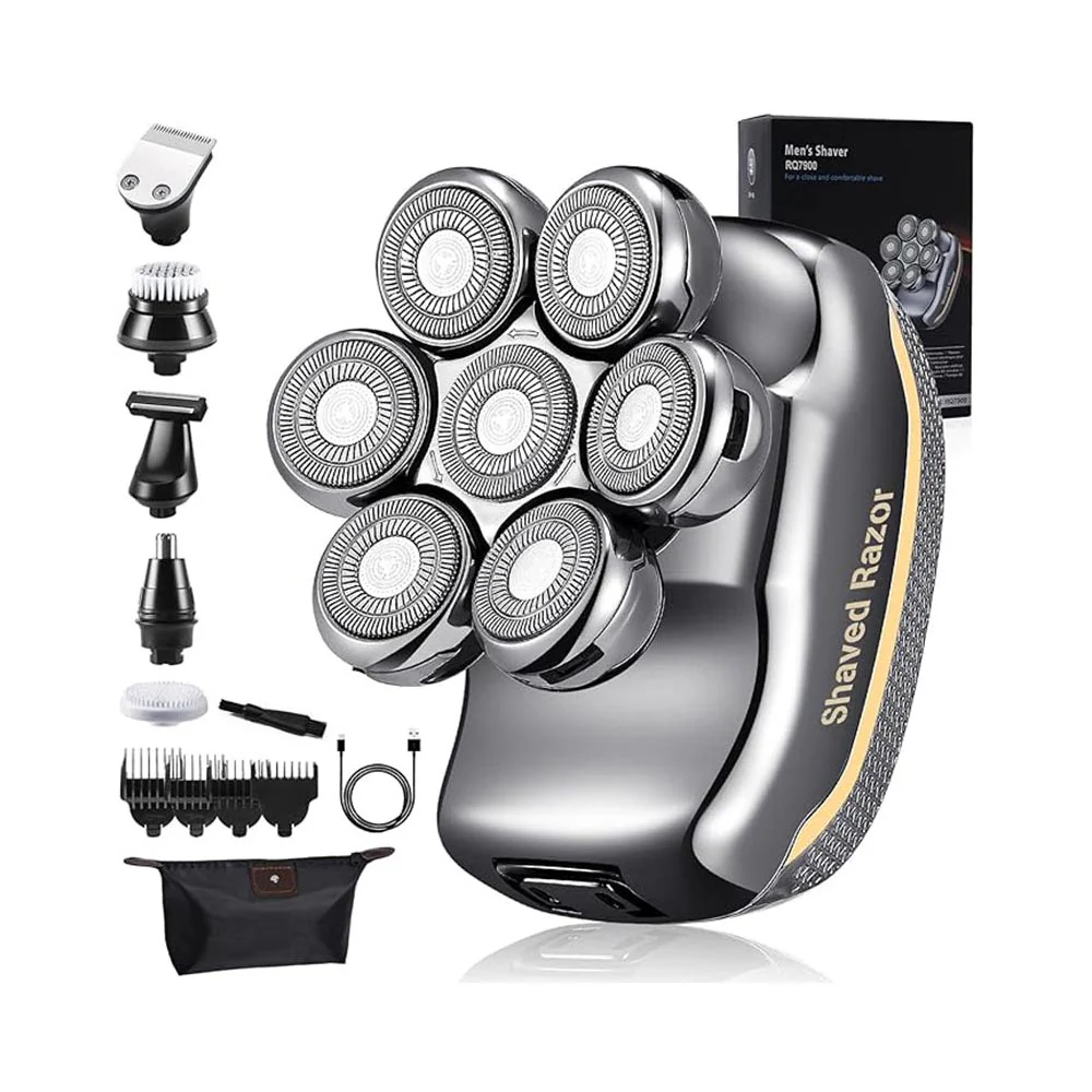 Electric Head Shaver Men Grooming Kit