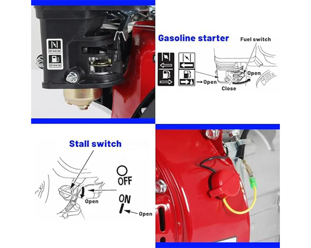 6.5HP Petrol Engine Electric Start - Image 3