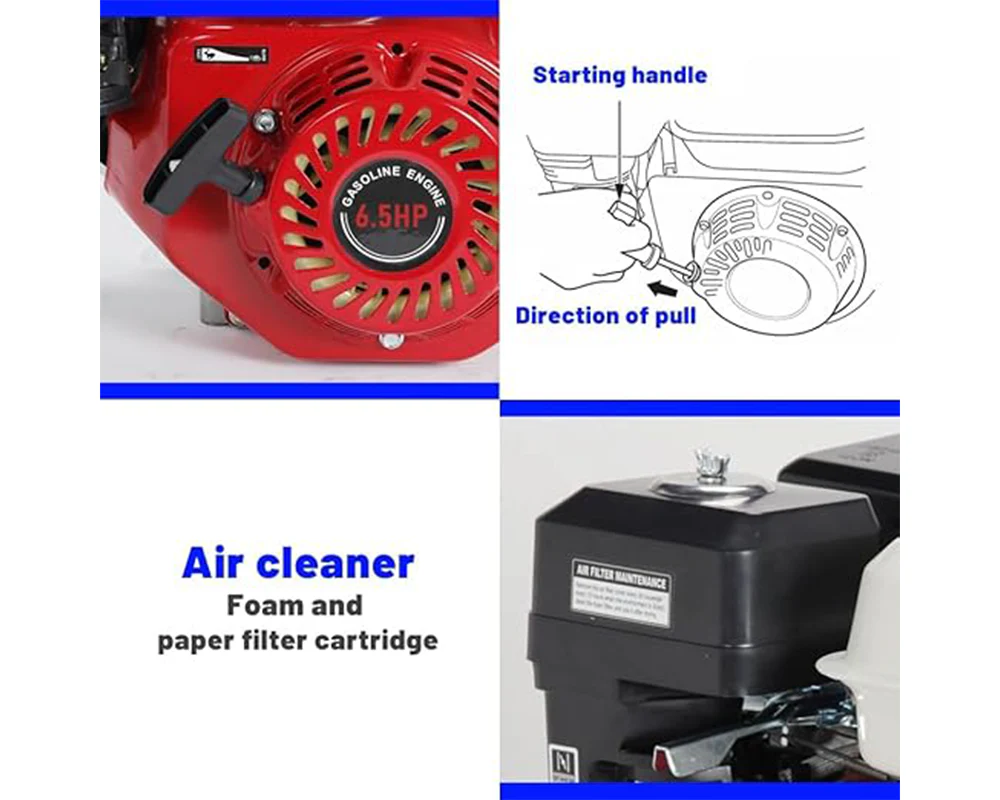 6.5HP Petrol Engine Electric Start - Image 4