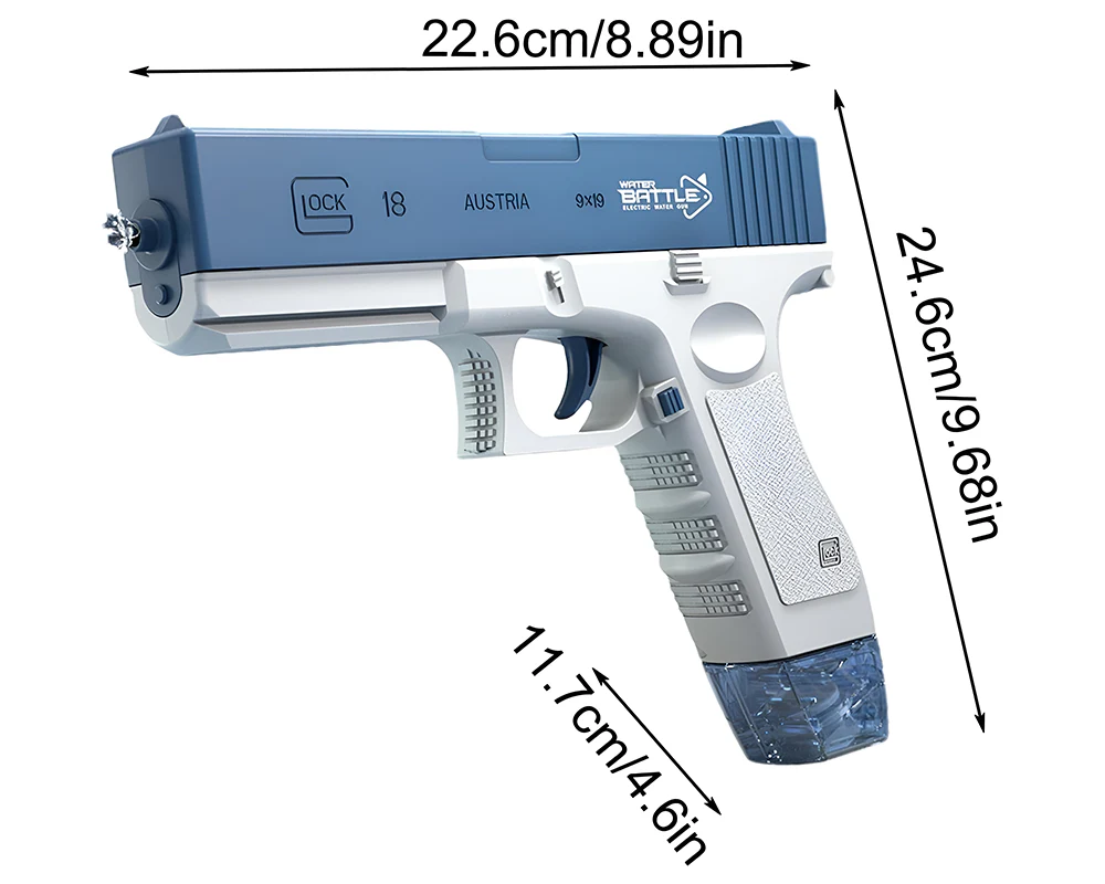 Fully Automatic Repeater Water Gun- 59+59cc Water Tank - Image 4