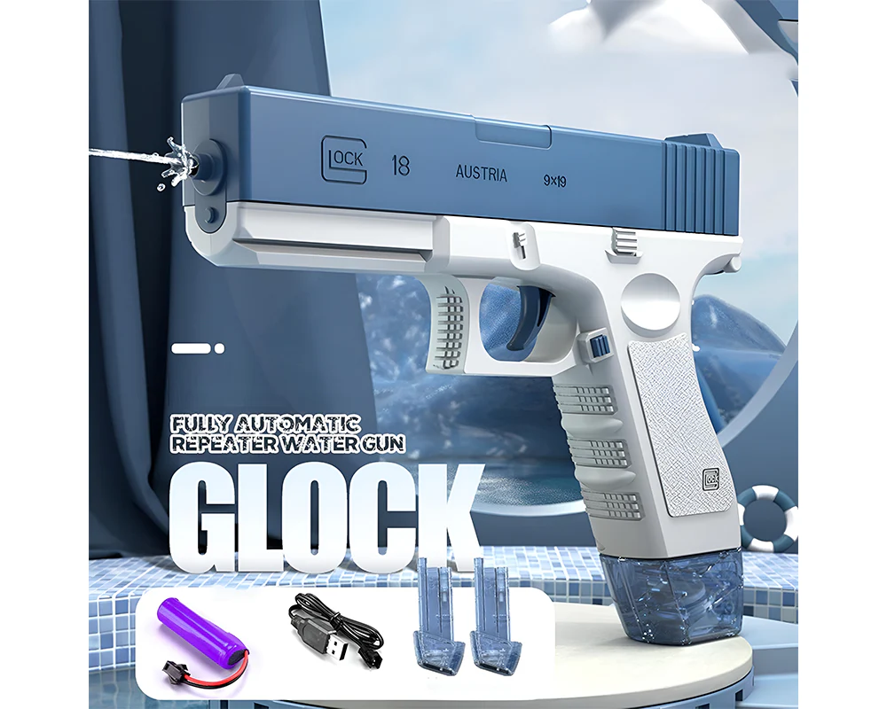 Fully Automatic Repeater Water Gun- 59+59cc Water Tank - Image 7