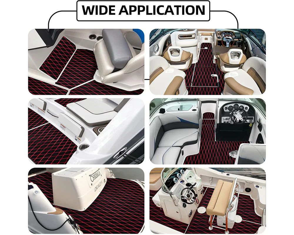 Marine Carpet Teak Boat Flooring Mat - Image 6