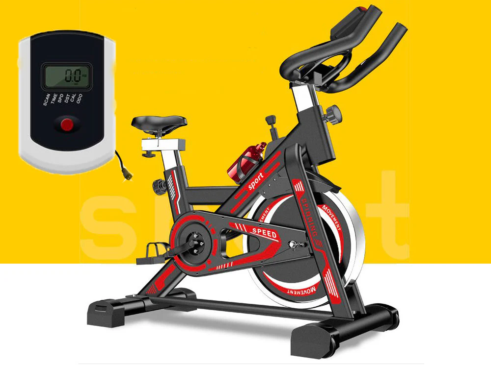 Exercise Bike Spin Bike with Heart Rate Monitor - Image 15