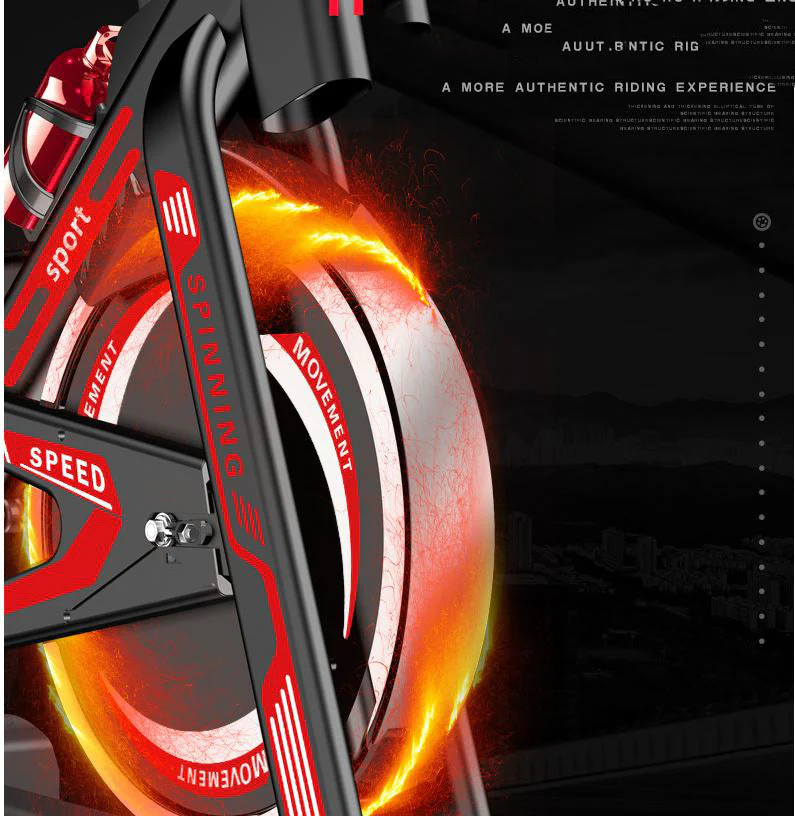 Exercise Bike Spin Bike with Heart Rate Monitor - Image 4