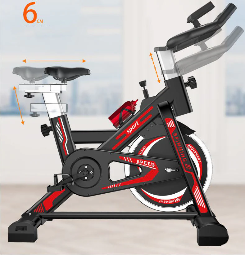 Exercise Bike Spin Bike with Heart Rate Monitor - Image 7