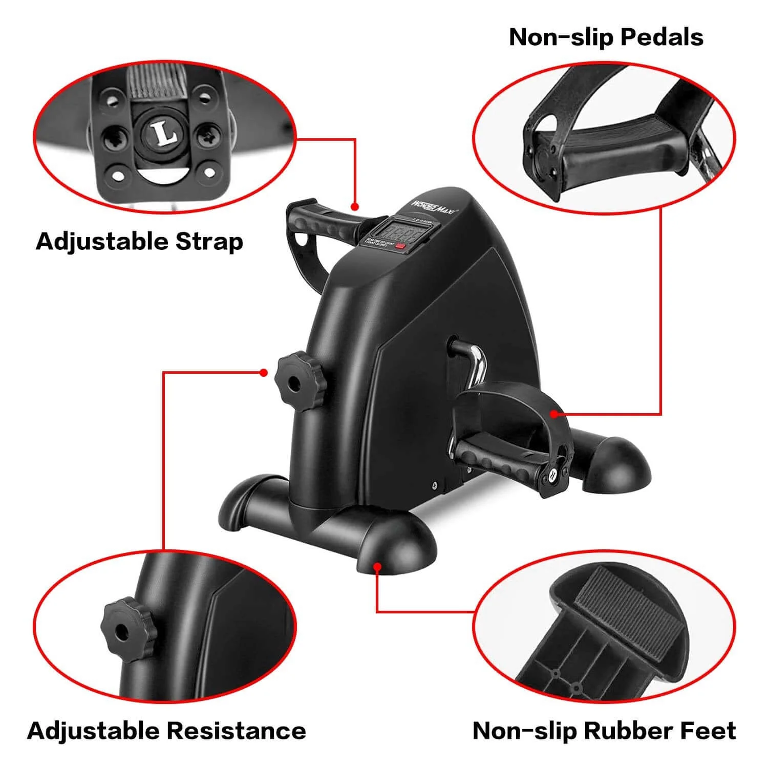 Exercise Bike Mini Cycle With LCD Screen - Image 4