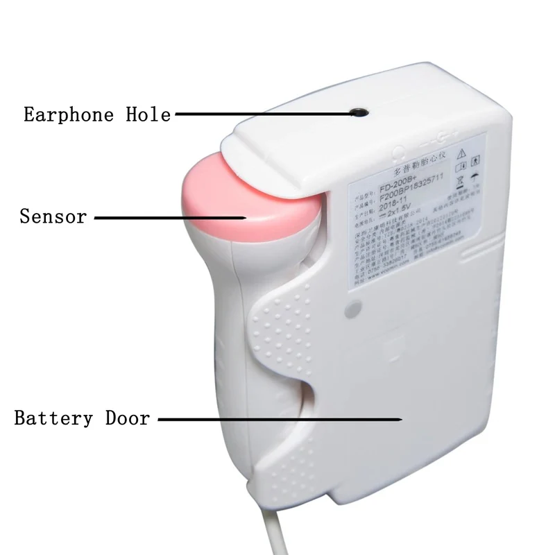 Medical Fetal Doppler Fetal Ultrasound Baby Heartbeat - Image 6