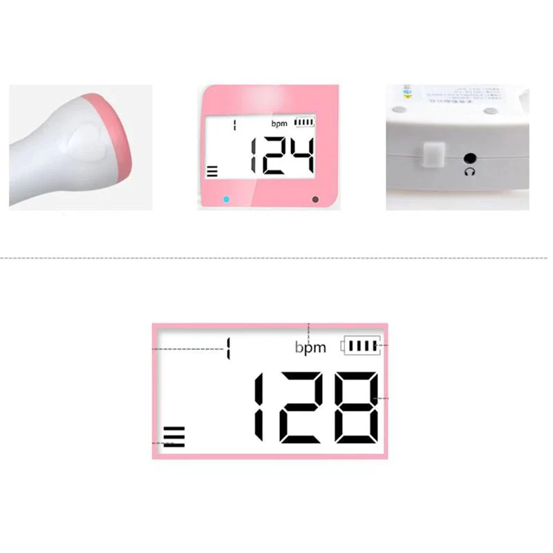 Medical Fetal Doppler Fetal Ultrasound Baby Heartbeat - Image 8