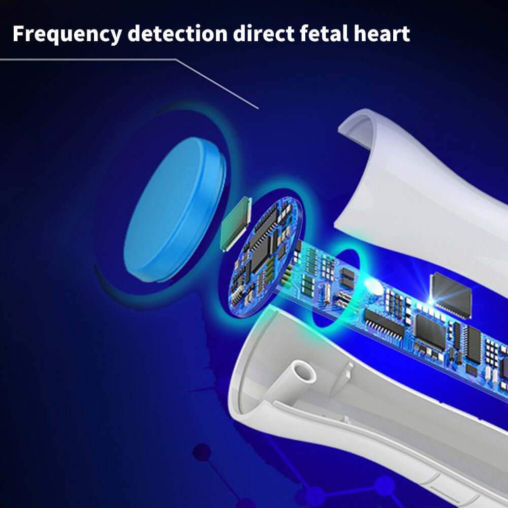 Fetal Doppler Baby Heart Rate Monitor Home Sonar Doppler Stethoscop - Image 2