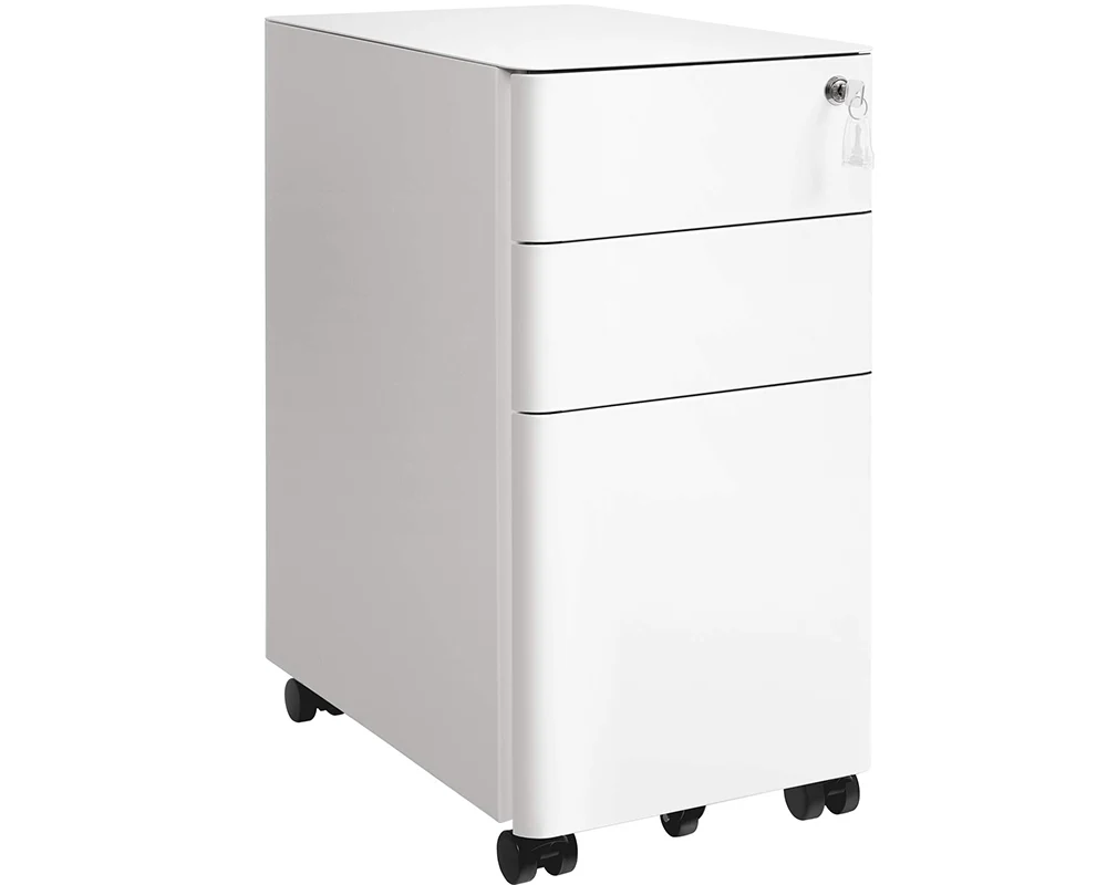 SONGMICS Office file Cabinet with Wheels File Organiser - Image 2