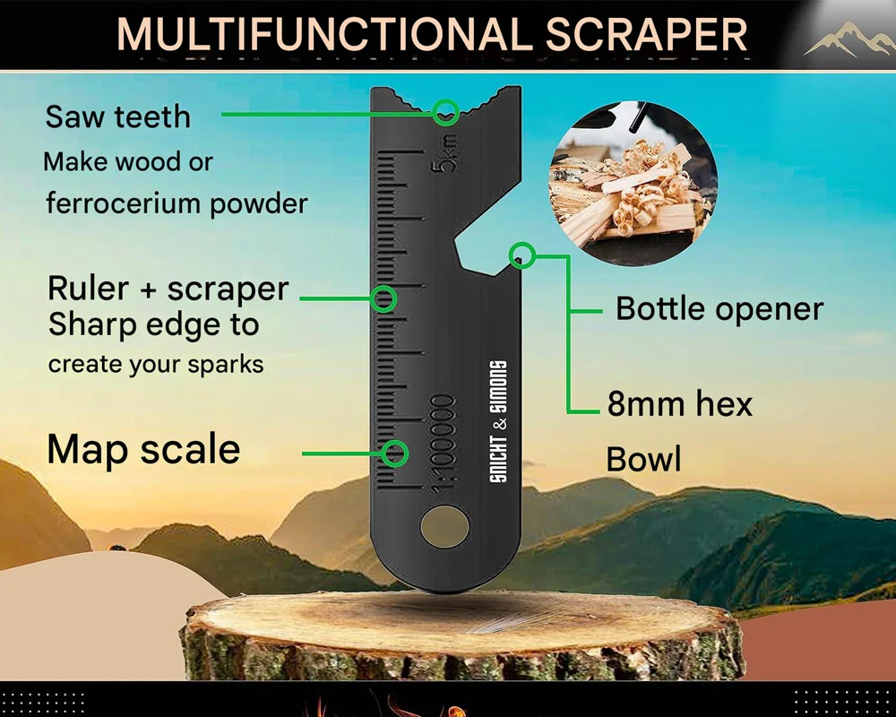Survival Magnesium Flint Stone Fire Starter - Image 5