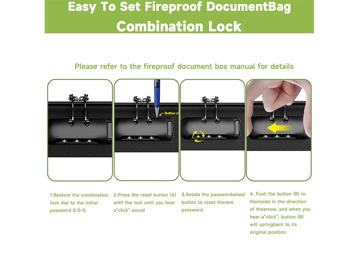Fireproof Document Organizer - Image 4