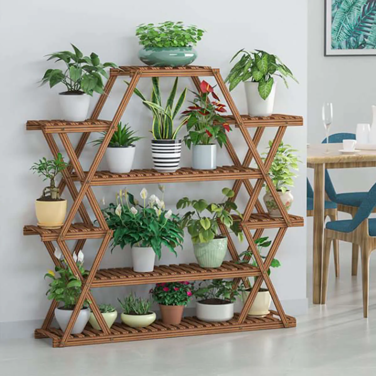 Flower Pot Plant Pot Stand Rack - Image 2