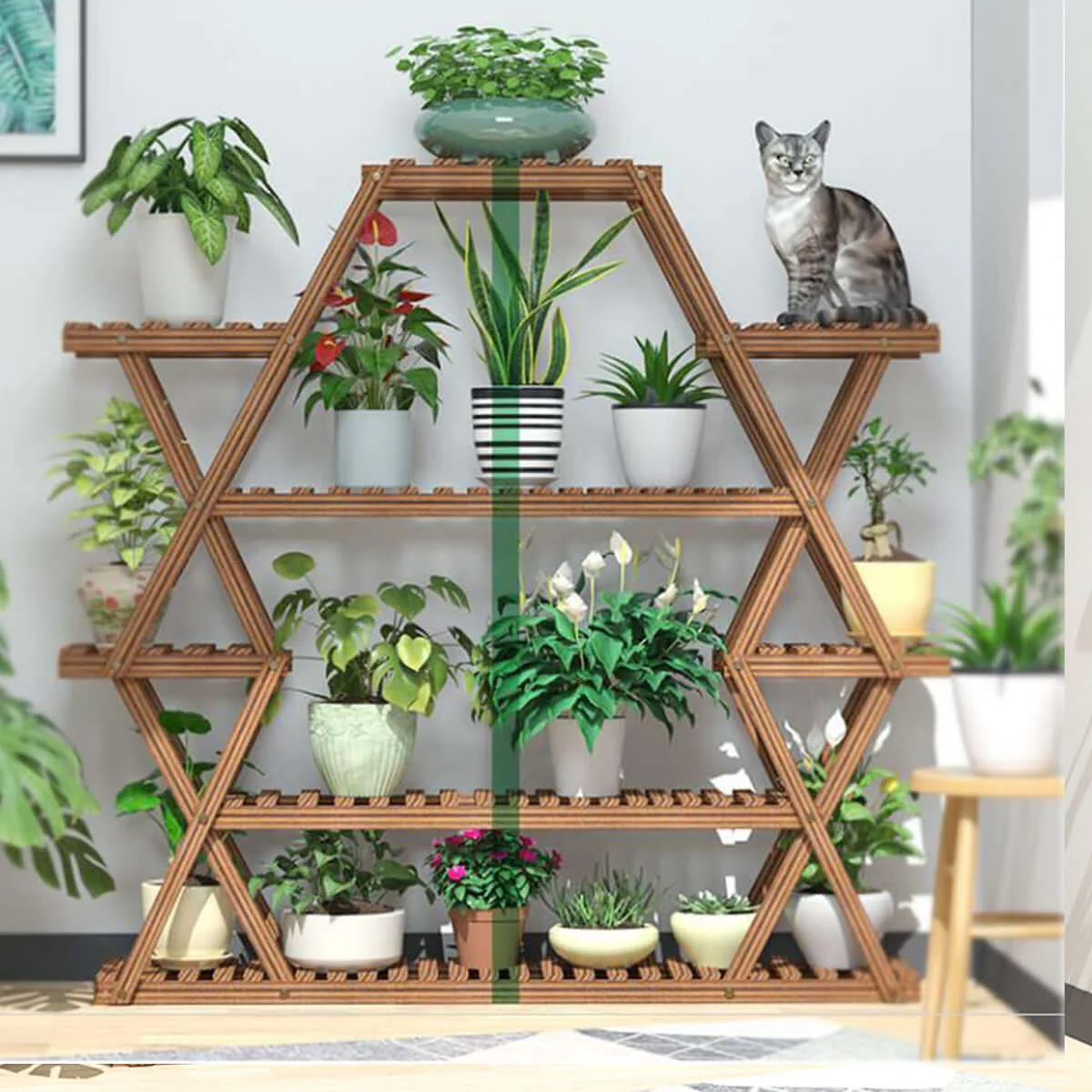 Flower Pot Plant Pot Stand Rack - Image 4