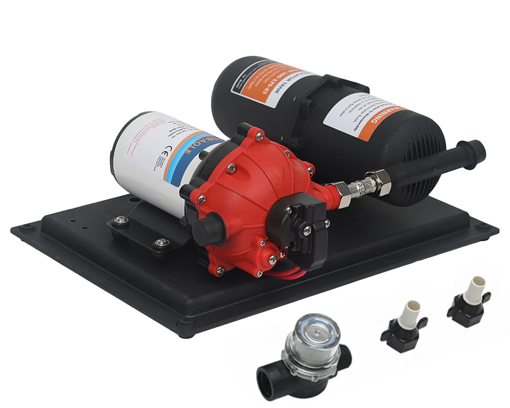 Water Pressure System 70PSI 12V 20.8LPM High Flow Pump System with Accumulator Tank - Image 9