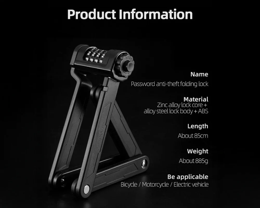Portable Folding Bike Lock - Image 10