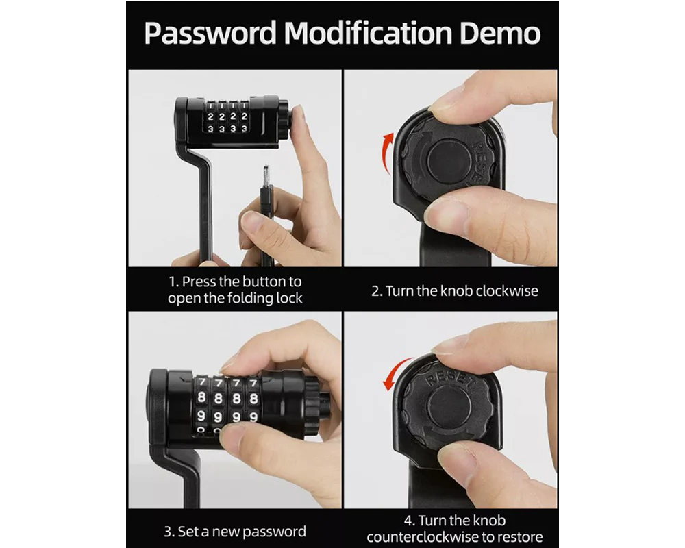 Portable Folding Bike Lock - Image 13