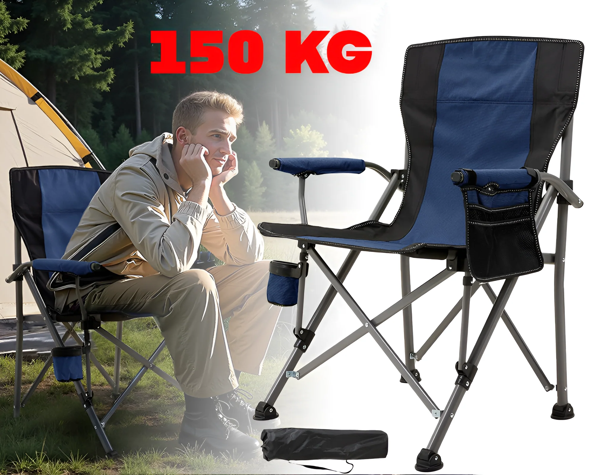 Camping Chair/Outdoor Folding Chair - Image 9
