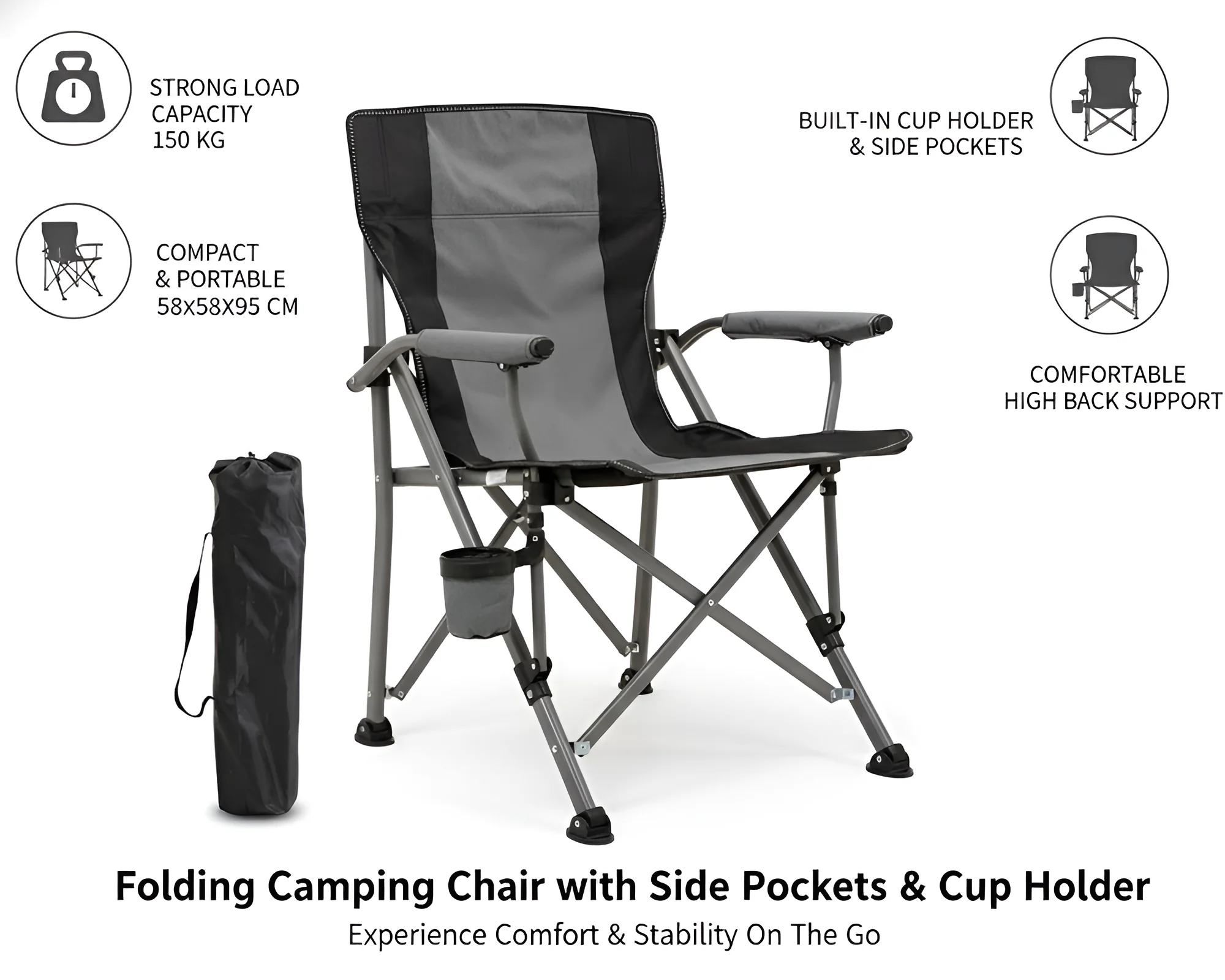 Folding Camping Chair - Image 9
