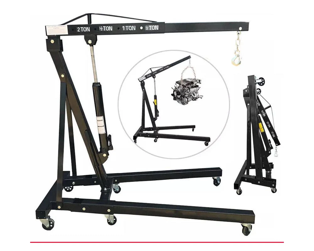Heavy Duty 2T Engine Hoist Workshop Cranes 2000KG - Image 8
