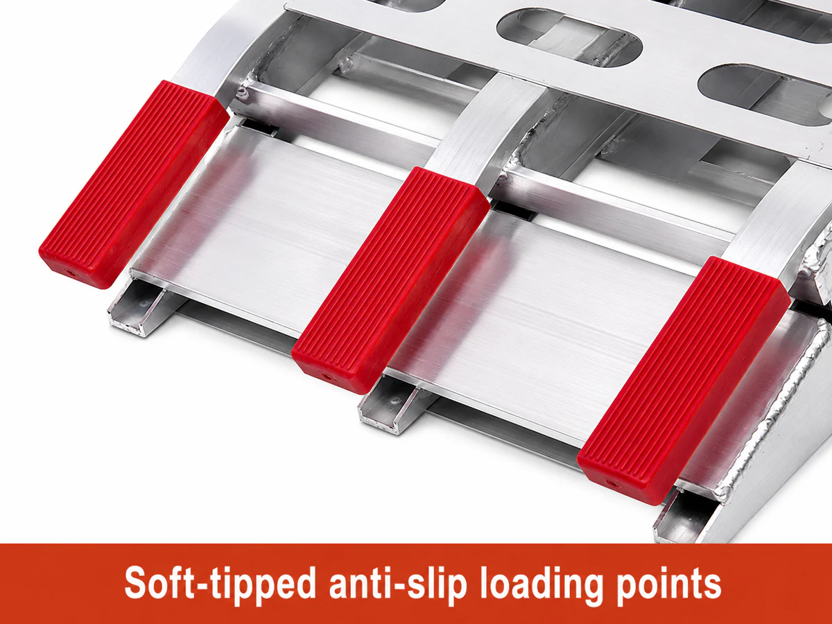 Aluminum Folding Ramps ATV Mower Loading Ramps Pair - Image 7