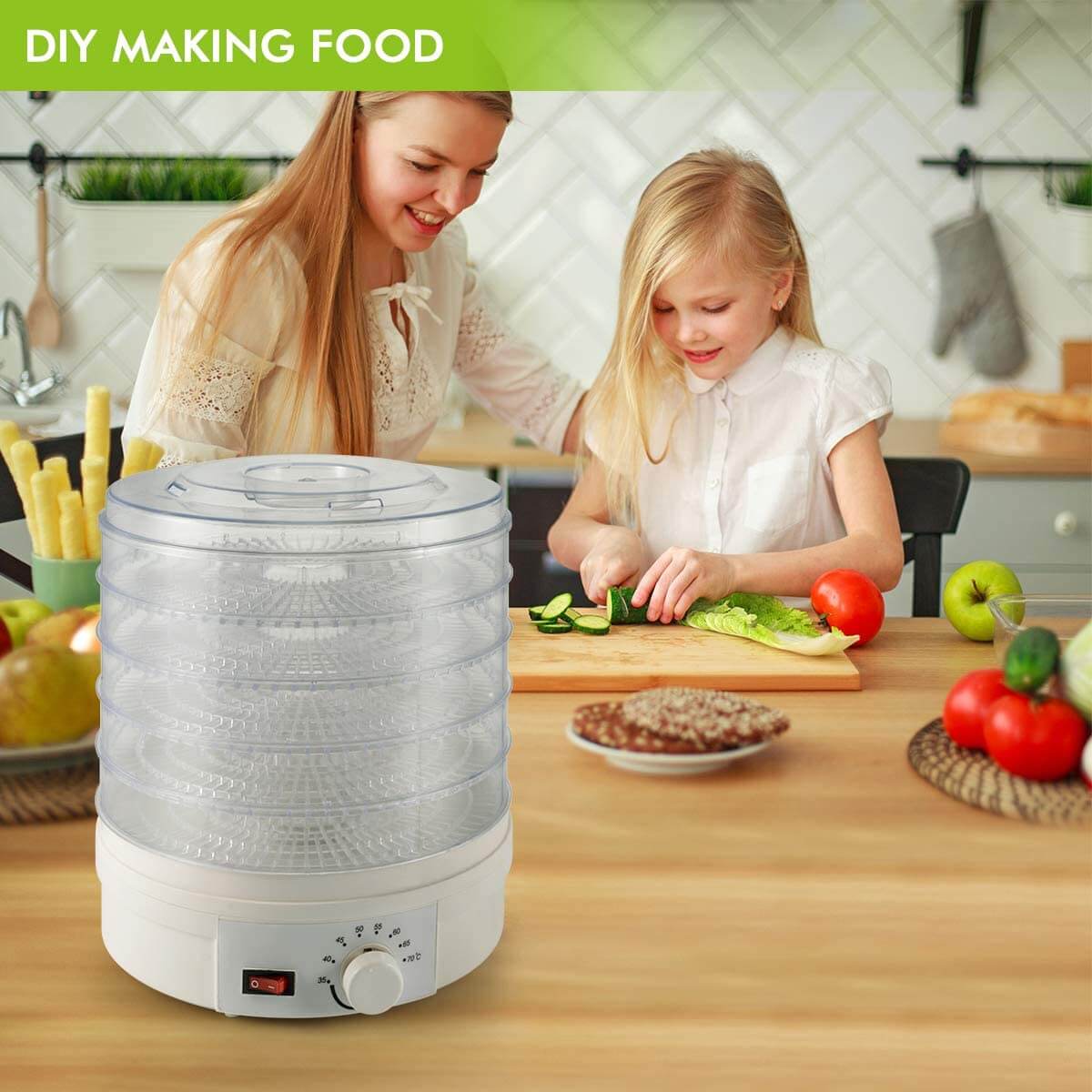 Food Dehydrator – 5 Layer Portable Electric Food Dehydrator Machine - Image 5