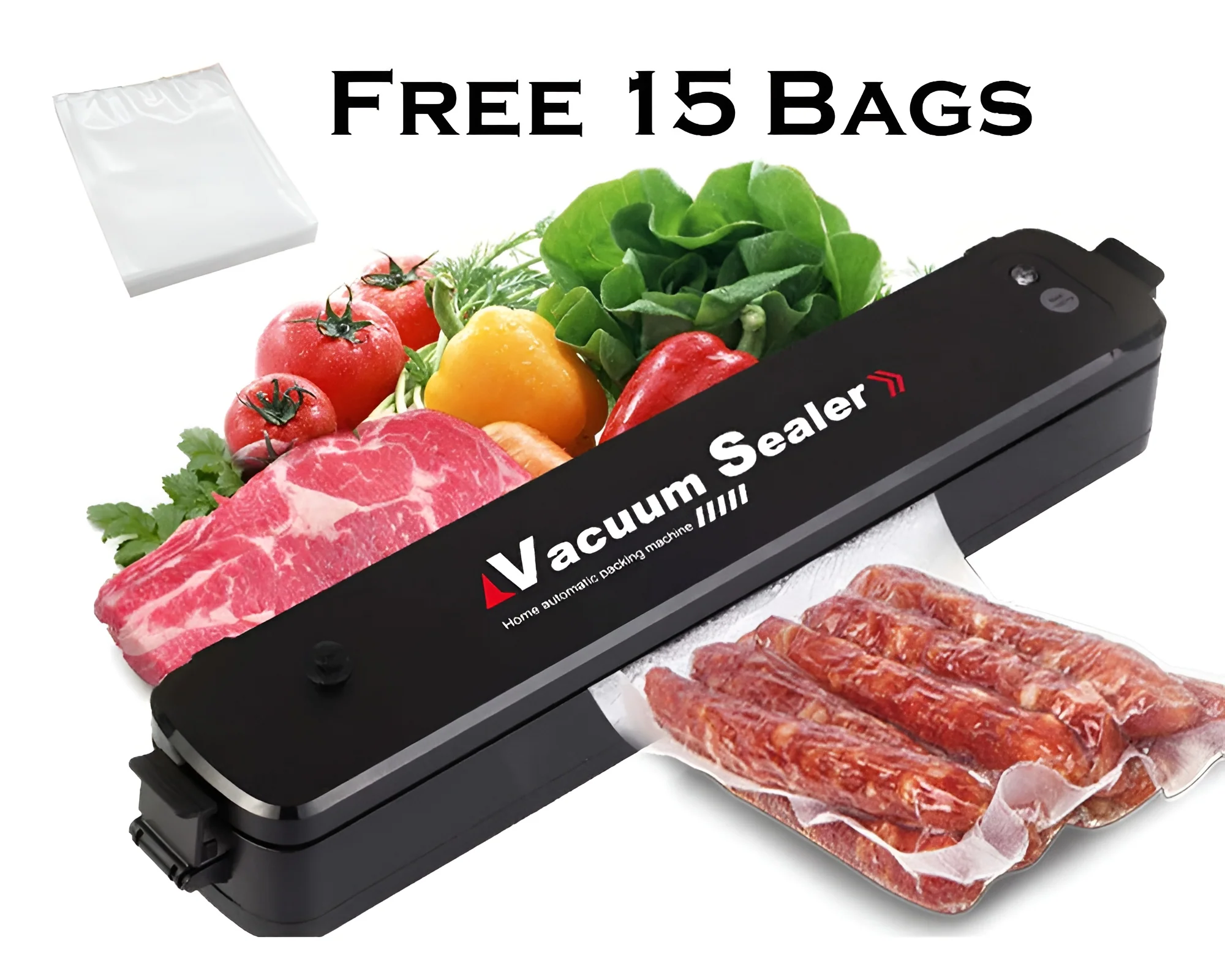Vacuum Sealer Machine With Vacuum Sealer Bags - Image 7