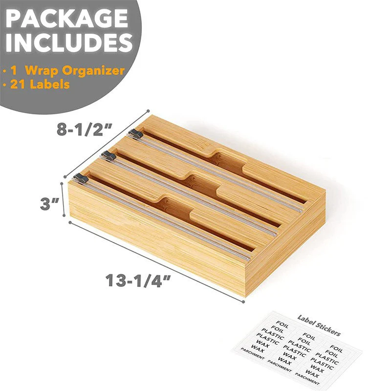 Bamboo Food Wrap Dispenser - Image 12
