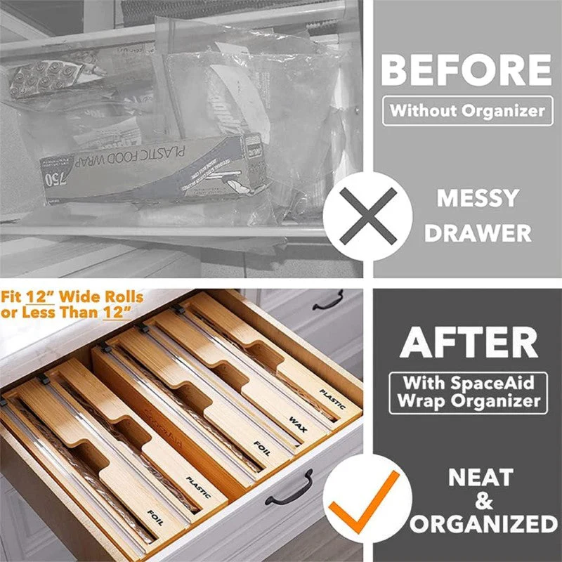 Bamboo Food Wrap Dispenser - Image 9