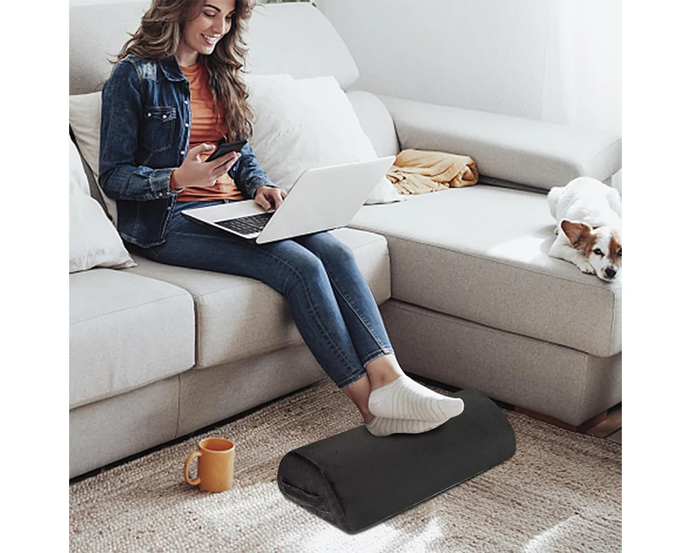 High Density Foam Foot Rest - Black - Image 4