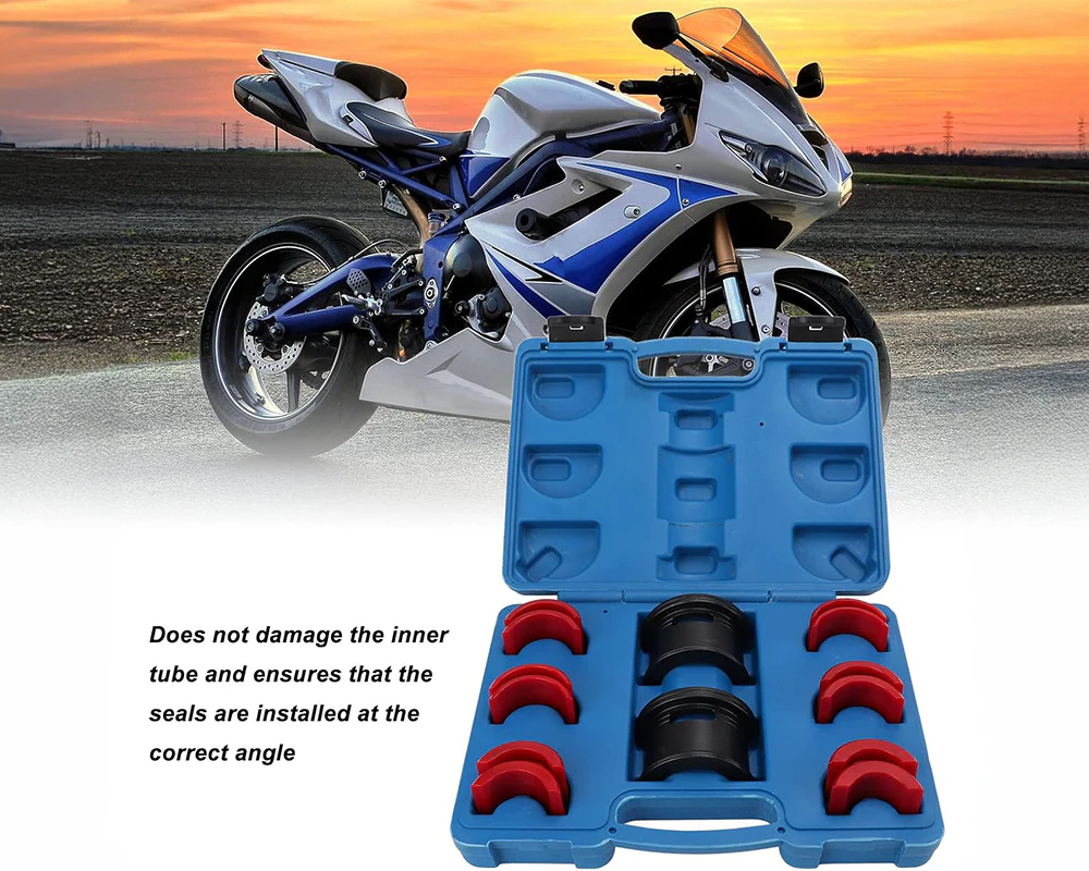 Universal Motorcycle Bike Fork Seal Driver Tool Kit - Image 4