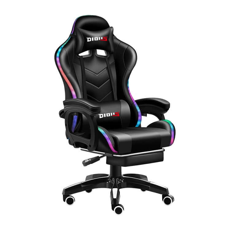 Gaming Chair with Footrest – RGB Gaming Chair with Speakers & Lights - Image 2