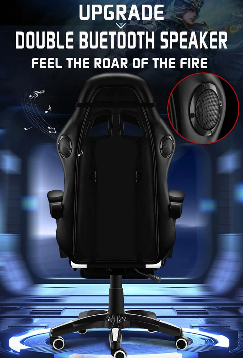 Gaming Chair with Footrest – RGB Gaming Chair with Speakers & Lights - Image 8
