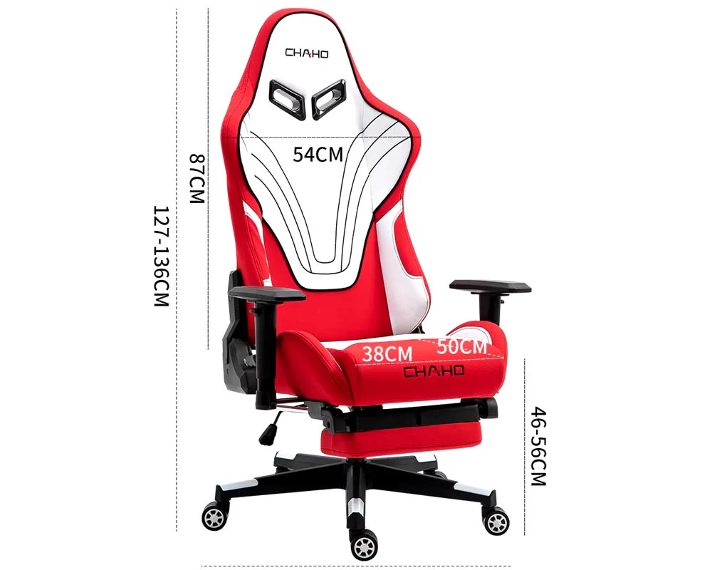 Gaming Chair with Footrest - Image 6