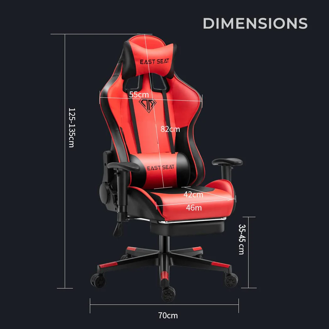 Gaming Chair โ Ergonomic Reclining Gaming Chair with Footrest - Image 31