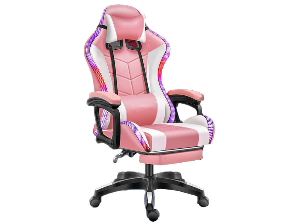 Gaming Chair with Footrest – RGB Gaming Chair with Speakers & Lights - Image 7