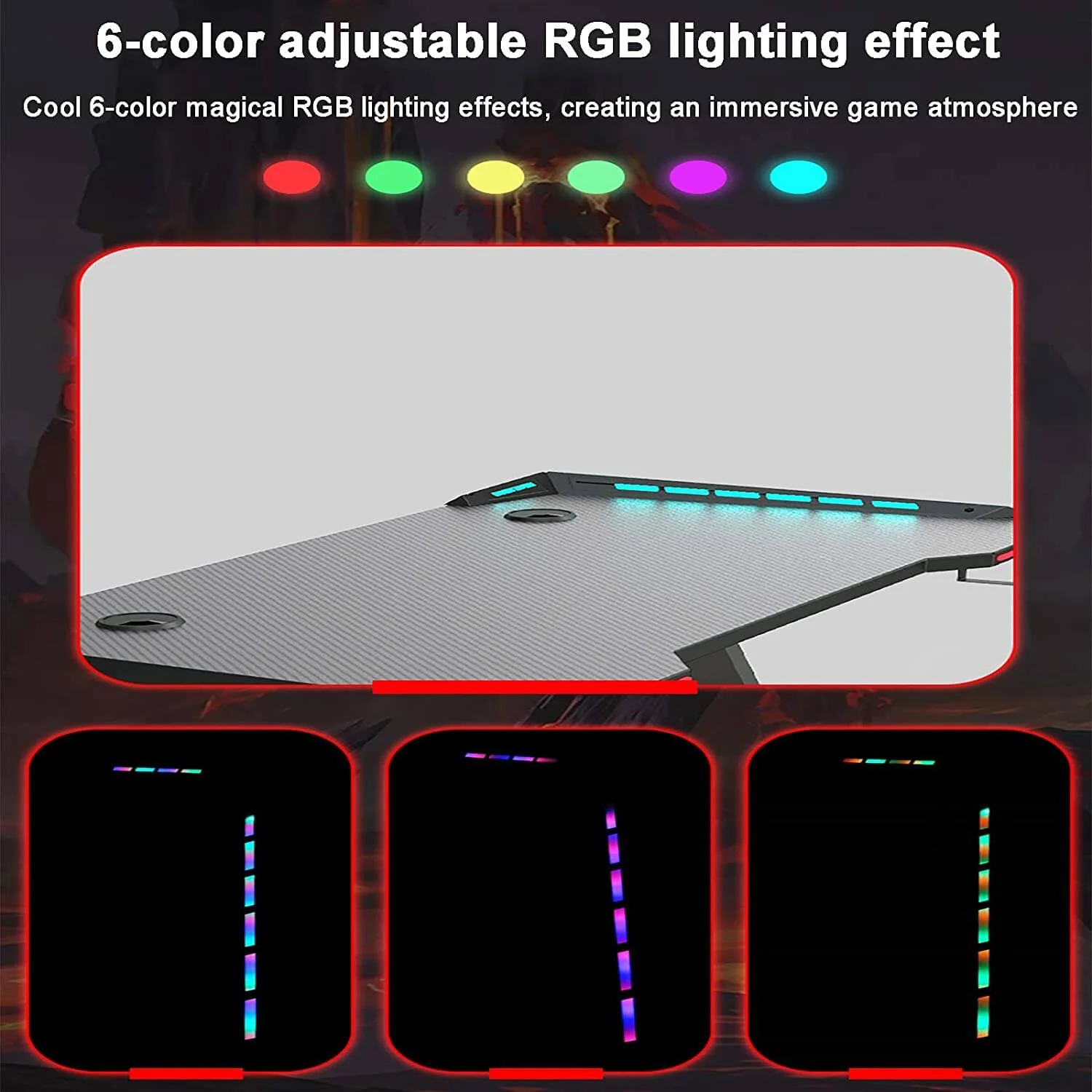 Computer Gaming Desk 120CM - Image 5