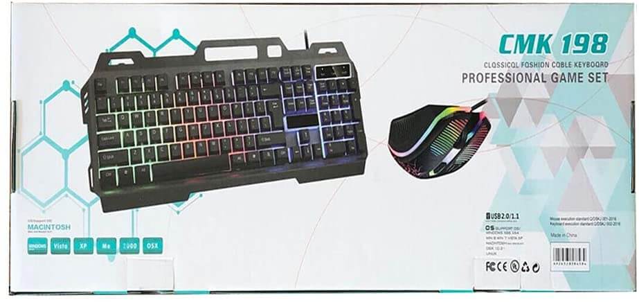 Gaming Keyboard And Mouse CMK 198 USB - Image 3