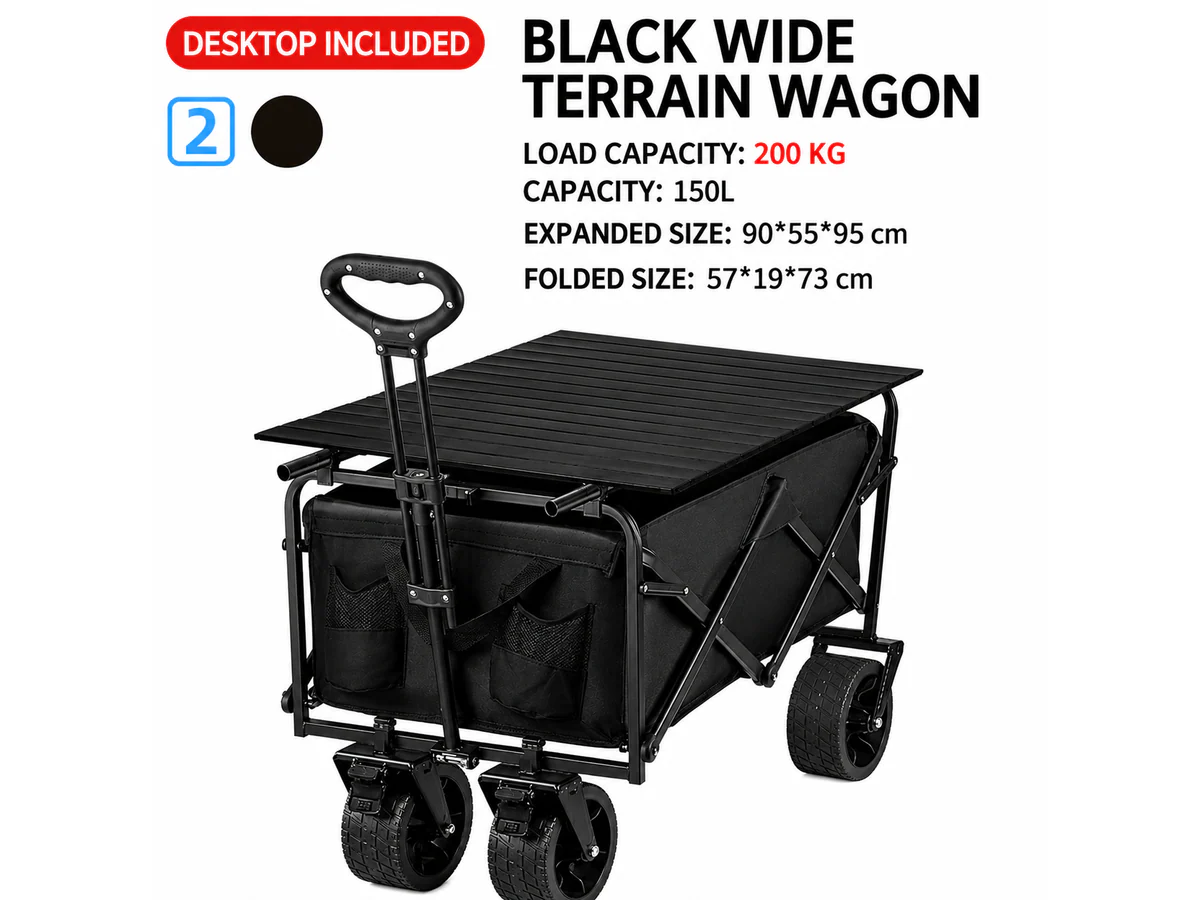 Folding Wagon Cart Garden Cart - Image 3