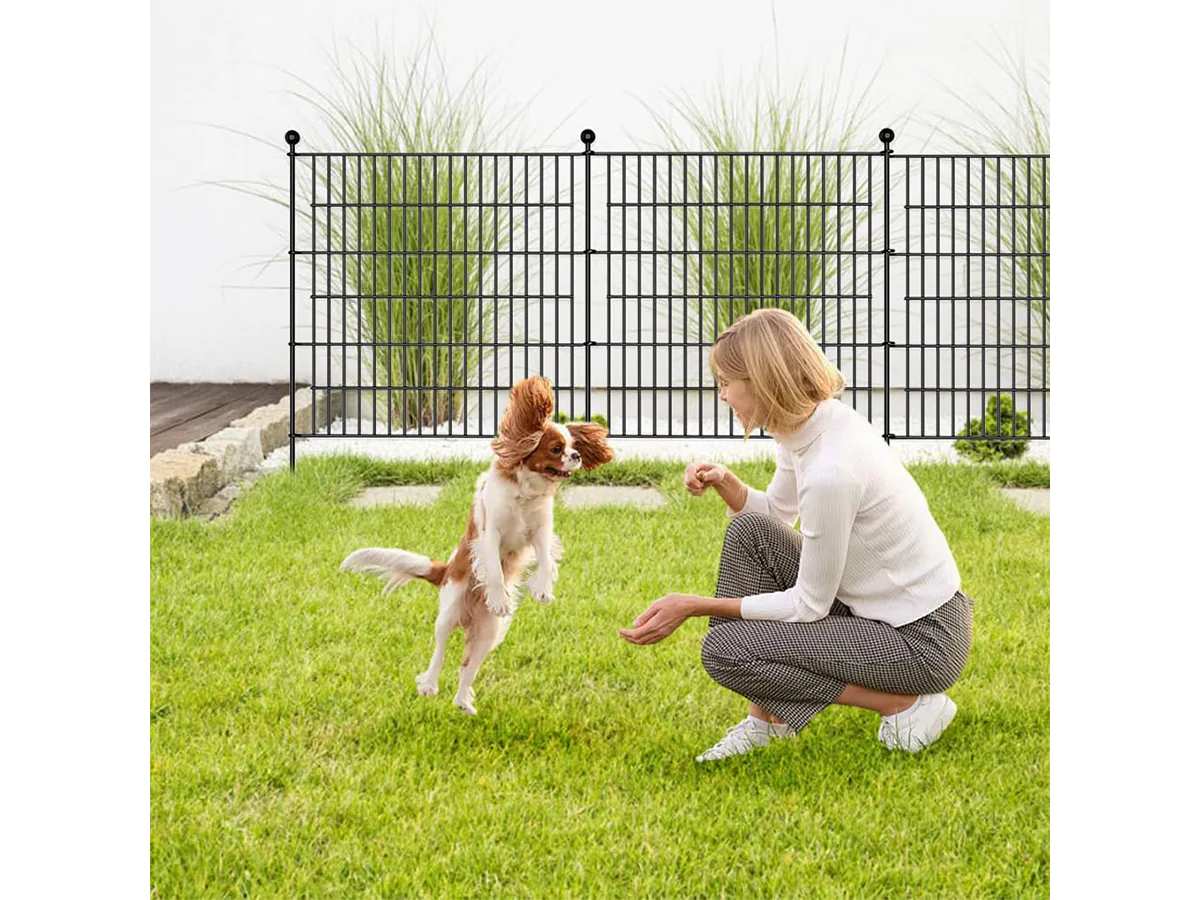 Metal Fence Panels 10 Pcs - Image 6